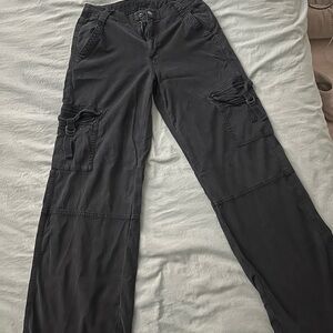 American Eagle Outfitters Charcoal Cargo Pants